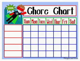 15 Free Printable Chore Charts Superhero Classroom