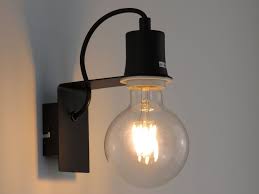 Lampada Parete Applique Design Moderno Nero Minimal Art Industrial Vintage Vintage Moderno Decorazione Industriale Vintage Illuminazione Bagno