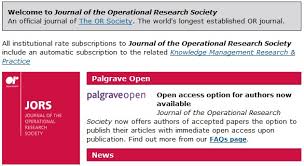 Citing an online journal article not found in a database requires that you cite the website that you used to access the article as the second container. Free Online Access To Palgrave Macmillan Journals In April 2013 Malaysia Research And Knowledge Transfer