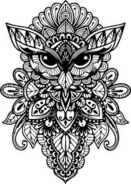 Check spelling or type a new query. Wandsticker Vogel Mandala Schwarze Halbe Eule Tenstickers