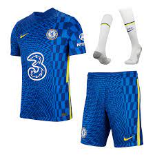 Chelsea Soccer Jersey Home Whole Kit (Jersey+Short+Socks) 2021/22 |  MineJerseys