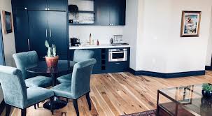 Select from premium hotel kitchenette of the highest quality. The Ramble Hotel Pied A Terre Kitchenette Living Space Ramble
