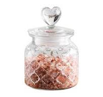 Amazon.com: ECYC 650 ml Clear Glass Jar with Lovely Heart-Shaped Handle,  Food Storage Glass Jar Sealing Jar Glass Containers for Coffee Beans Nuts  ...