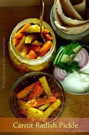 Gajar Mooli Ka Achar Carrot Radish Pickle Punjabi Winter Pickle Elephants And The Coconut Trees Indian Pickle Recipe Indian Food Recipes Vegetarian Pickling Recipes