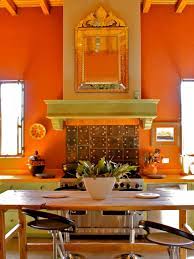 Planen sie ihr küchen in 3d. Spanish Decor In Vibrant Orange Kitchen Hgtv