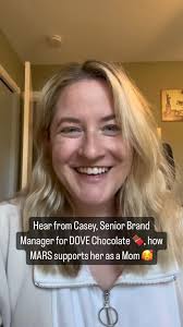 Casey DenBleyker, Senior Brand Manager for Dove Chocolate, became a  first-time Mom during the pandemic. , Hear how she was encouraged and  uplifted by her Mars teammates at a pivotal time of her life ...
