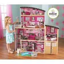Maison De Poupee En Bois Avec Ascenseur Et Piscine Achat Vente Maison Poupee Cdiscount