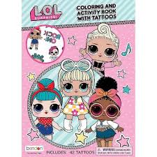 They are very trendy with beautiful hair and bright makeup. Lol Surprise Coloring Book With Tattoos Target Exclusive Edition Target