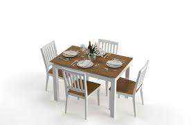 We have a wide range of styles and shapes to choose from, so you're sure to find a set that suits you and your space. 4 Seater High Dining Table Set With 4 Chairs By Rajtai Shree Co 4 Seater High Dining 4 Chairs Table Set Id 5577709