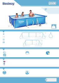Bedienungsanleitung Bestway Steel Pro 3 00m X 2 01m X 66cm 1 Seiten