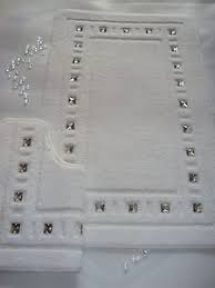 Black And White Bath Rug Set Bath Mat Set Diamante White Bling Ebay Bathroom Rug Sets Bathroom Rugs Bath Mat Sets