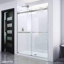 Glass is treated with dreamline exclusive clearmax water repellant and stain resistant coating for superior protection and easy maintenance. Dreamline Essence Shower Doors
