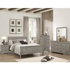 What bedroom set material is most durable? Louis Philip Grey Bedroom Set