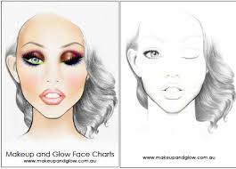 Print Makeup Face Charts Saubhaya Makeup