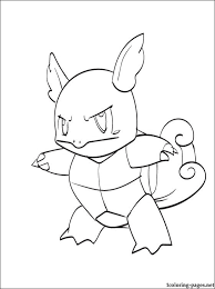 Daily today i developed the basic model of the evolution of squirtle, wartortle and blastoise. 39 Wartortle Pokemon Coloring Page