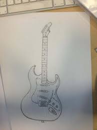 Guitar Drawing Guitar Drawing Art Prints Quotes Creative Drawing
