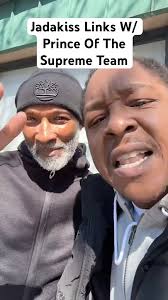 Jadakiss Links With Supreme Team’s OG Gerald Prince Miller In Yonkers.