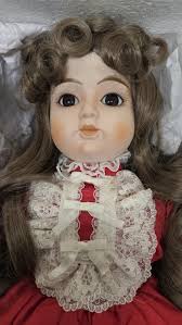 Buy Musical Christmas Doll HOLLY Gorham 1994 Beautiful Porcelain Doll Plays  Winter Wonderland Rare Online in India
