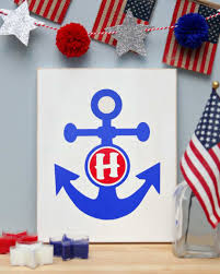 Download Anchored Monogram Sign