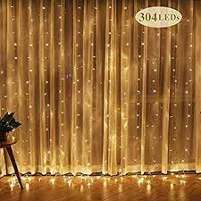 ousfot led lichtervorhang 3x3m lichterkettenvorhang 300 leds mit fernbedienung warmweiss fur innen deko weihnachten p gartenschlafzimmer lichtervorhang vorhange