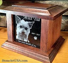 Get the best deals on pet memorials & urns. Pet Cremation Memorial Urn By Eric Stoneartusa Small Dark Wood Custom Pet Memorials Pet Urns Pet Urns Dogs
