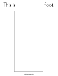 60 matchless foot coloring page. This Is Foot Coloring Page Twisty Noodle