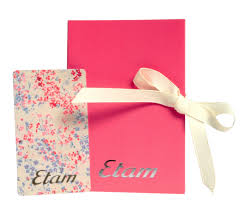 Carte Cadeau Etam Pochette Avec Noeud Carte Etam Cadeau
