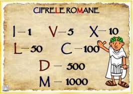 Cifrele Romane Un Set De È™ase PlanÈ™e Pentru Clasele A Iii A È™i A Iv A