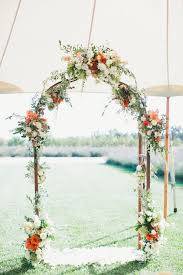 In this case you can order a rustic wooden arch decorated with leaves, pumpkins, drifters and other stuff that comes to your mind. Beautiful Ceremony Decor Inspiration Aisle Arches Chic Vintage Brides