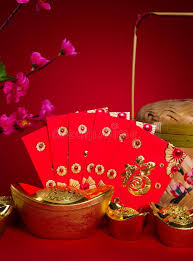 Chinese New Year Festival Decorations Ang Pow Or Red Packet And Gold Ingots Festival Decorations Chinese New Year Decorations New Year S Party Decorations