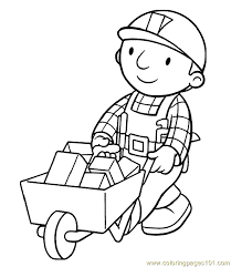 Bob the builder™ and his team are off to the spring city zoo for some fun, new construction projects! Bob The Builder Coloring Page 41 Coloring Page For Kids Free Bob The Builder Printable Coloring Pages Online For Kids Coloringpages101 Com Coloring Pages For Kids