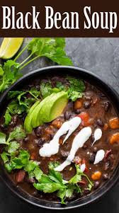 Black Bean Soup From Dried Beans With Ham Black Bean Soup Recipe Ham Bean Soup Black Bean Soup Bean Soup Recipes