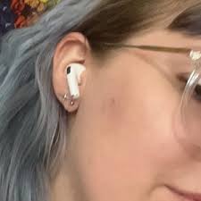 Tiny Dagger Stud Earring, Unisex, Gold, Silver SHEMISLI