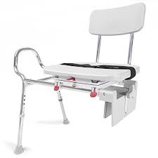 Eagle Health Supplies Tub Mount Swivel Sliding Shower Transfer Bench No Tool Assembly Transfer Bench Tub Shower Chair