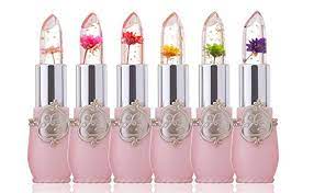 I have fond memories of applying all of the different fun flavors. Amazon Com 6 Pcs Set Flower Jelly Lipstick Set Temperature Change Moisturizer Flower Lip Stick Long Lasting Nutritious Lip Balm Magic Color Change Lip Gloss Beauty Personal Care