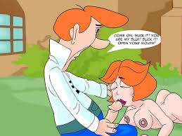 Famous toons Jetsons orgy - Famous heroes George Jetson with Judy in  hardcore outdoor orgy...