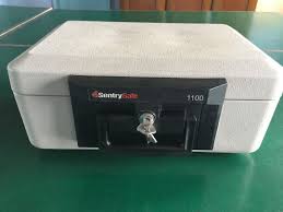 Cj this sentrysafe key lock box is a perfect unit for use at home if you own multiple keys. Sentry Safe 1100 Fireproof Safe Box Furniture Home Living Security Locks Safe On Carousell