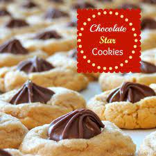 First up in our best healthy christmas cookies : Chocolate Star Cookies Recipe Cookie Exchange