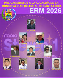 SantaLucía #EleccionesRegionalesMunicipales2026  #MunicipalidadDistritalSantaLucía 📝El próximo domingo 04 de octubre del  2026, será un día transcendental para nuestro distrito de Santa Lucía, día  en que la población electoral decidirá si se equivoca ...
