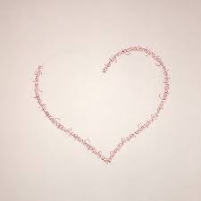 Love tekeningen schattige tekeningen love love and hugs schattige : Valentijnsdag Kalligram Tekenen