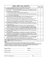 File an application and get your india visa online with visacentral. Malta Work Visa Checklist Recent Travel Visa Passport