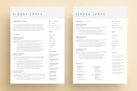 Our editorial collection of free modern resume templates for microsoft word features stylish, crisp and fresh resume designs that are meant to help you command more attention during the 'lavish' 6 seconds your average recruiter gives to your resume. Resume Template And Cover Letter 4 Pages Resume Template Word Resume Template In Resume Templates On Yellow Images Creative Store