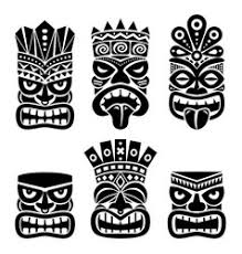 Hawaiian shoulder back tattoos are popular among those interested in hawaiian tribal motifs or wish to carry on their hawaiian culture. Hawaiian Totem Vector Images Over 1 700