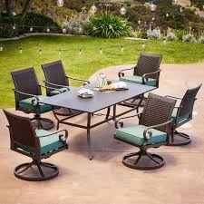 Kingston Seymour Milano 7 Piece Dining Set With Cushions Outdoor Dining Set Patio Dining Set Royal Garden