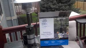 Scroll table towards right for full view. Tabletop Patio Heater Affordable Solution Youtube