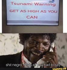 A network of sensors to detect tsunamis and a communications infrastructure to issue timely alarms to. Al Iv Tsunami Warning Get As High As You Can Chit Naaaro Tr Caw Ifunny