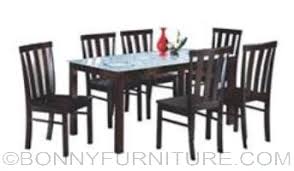 It's often said that the families that take the time to share a meal and bond over it are the ones that love each other the most. 2233 6 Seater Dining Set Bonny Furniture