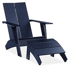 Emmet Lounge Chair Ottoman Modern Outdoor Chairs Chaises Modern Outdoor Furniture Room Board In 2020 Modern Adirondack Chair Lounge Chair Outdoor Chair And Ottoman
