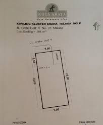 Lokasi sgt strategis hanya 200m dr jln propinsi pasuruan surabaya. Tanah Kavling Dijual Murah Luas 180 Meter Di Graha Golf Araya Malang Perdana Properti Perdana Properti