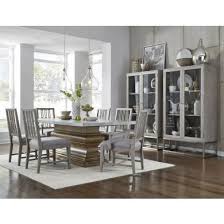 This fine shadow line aventura molding delivers an unexpected floating effect. Pulaski The Art Of Dining 7pc Dining Room Set With Crown Molding Base In Brown By Dining Rooms Outlet